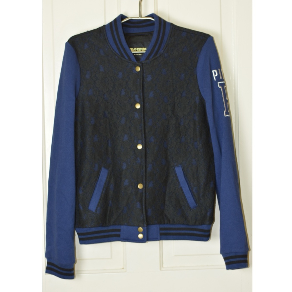 VS Pink Varsity Jacket